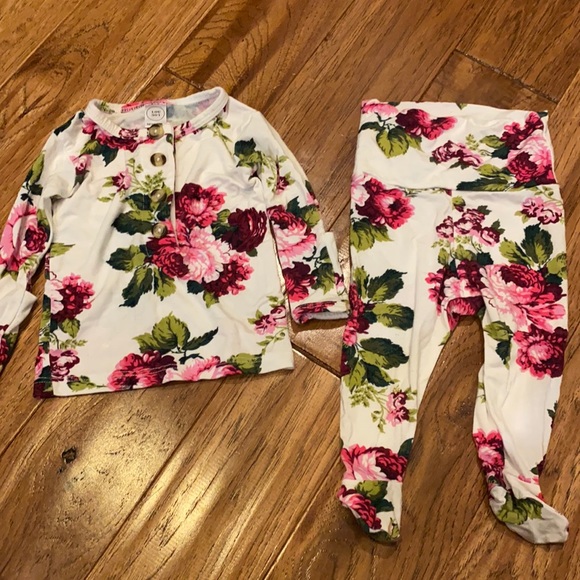 lou lou & company Other - Lou Lou & company Penelope floral top bottom, nb